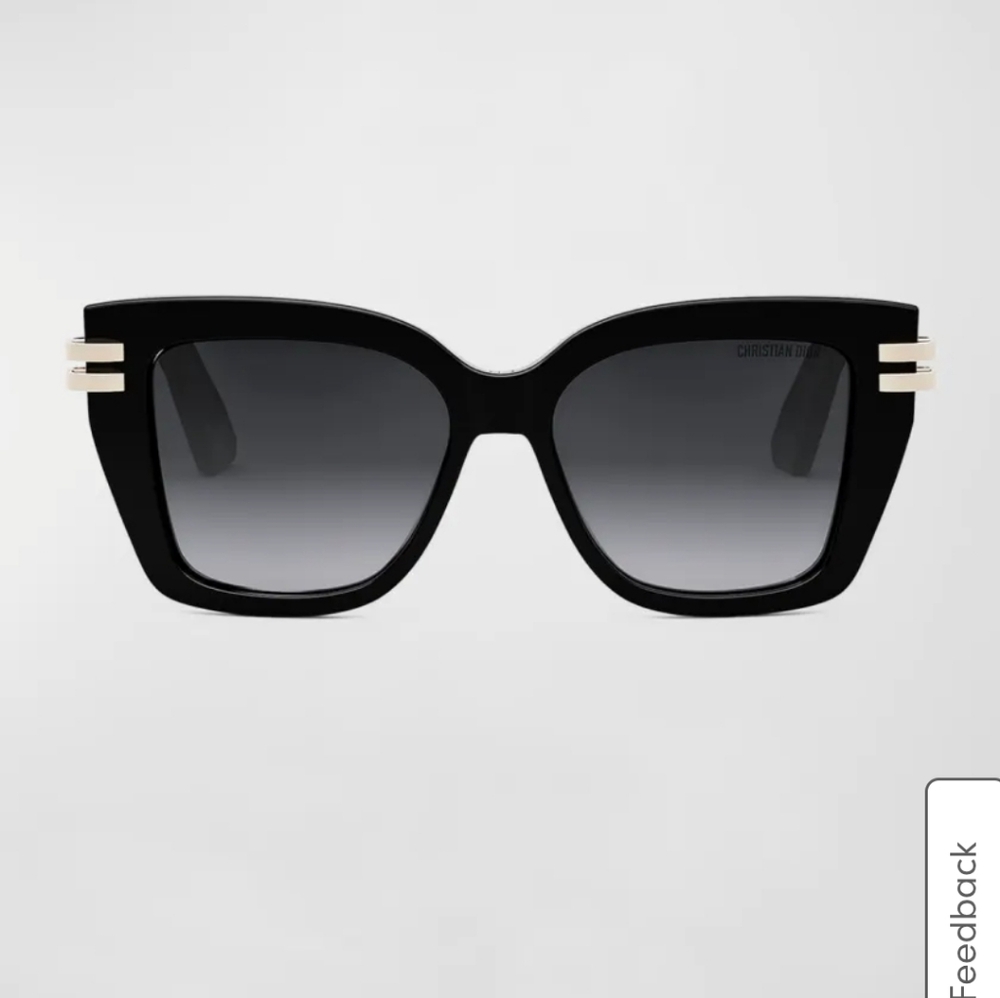 New In Box Dior CDior S1I Black Sunglasses